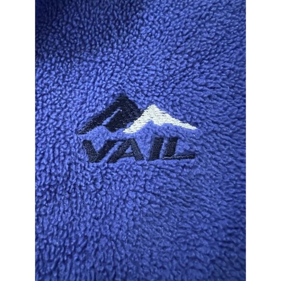 Vail Full Zip Fleece Jacket Size Medium Outdoor Preppy Hiking Vacation‎ Travel - Picture 7 of 14